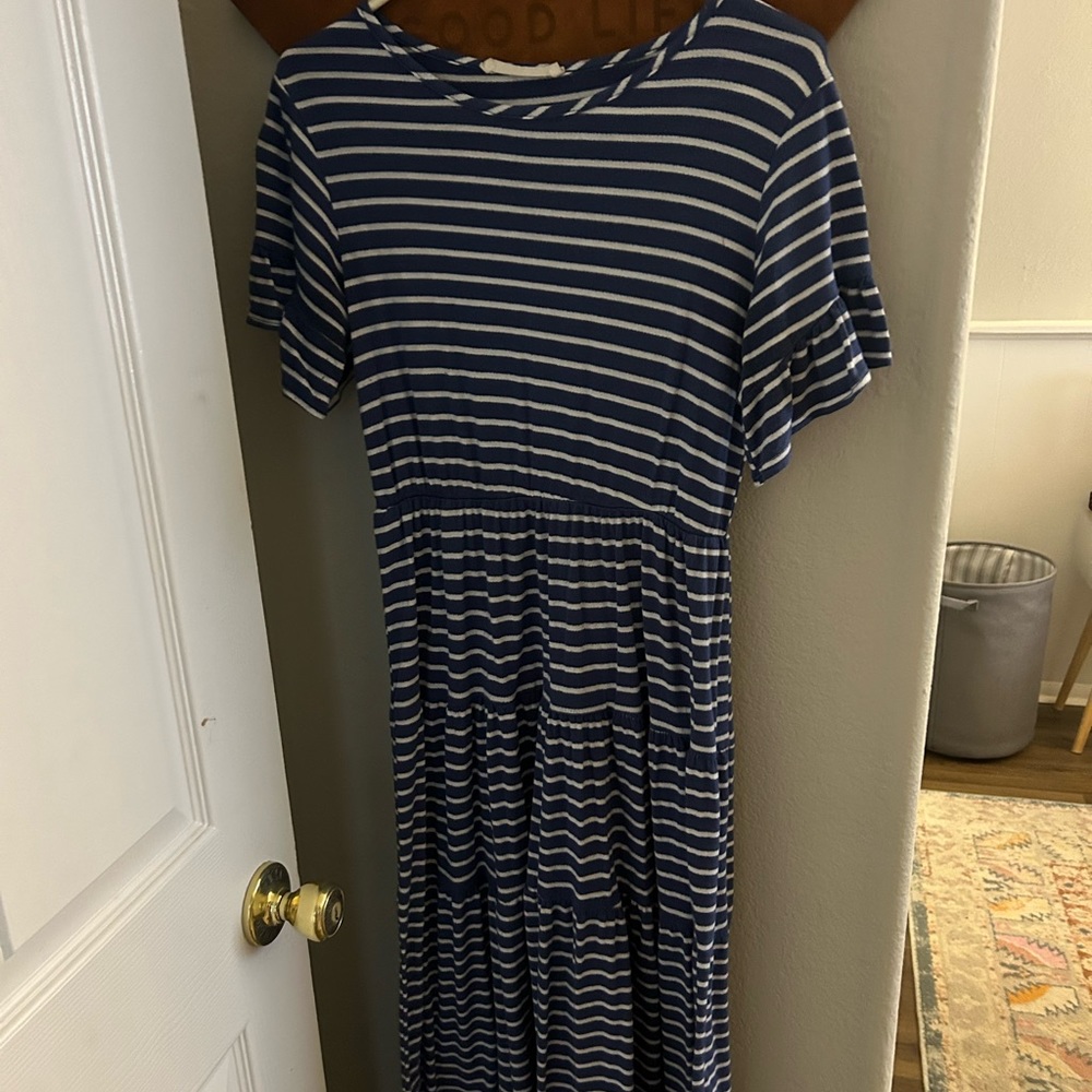 Striped maxi dress, M, Tiffany and Grey
